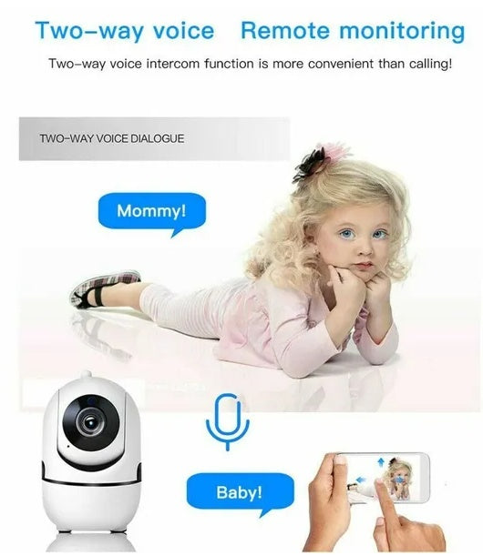 1080P WiFi Wireless Indoor Home Security Camera Night Vision Baby Pet Monitor