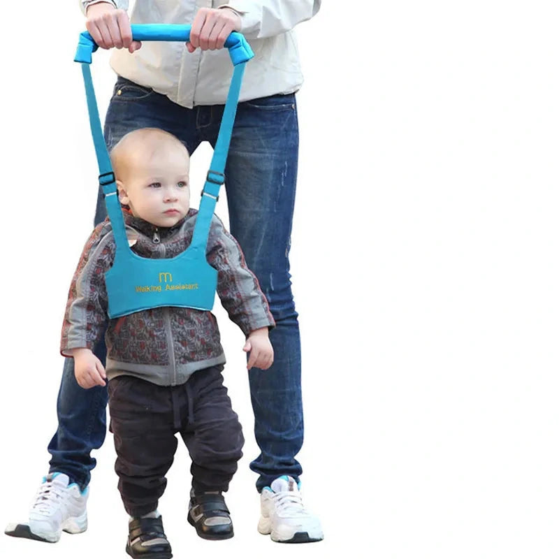 Baby and toddler walking assistant harness for helping babies learn to walk safely model shot