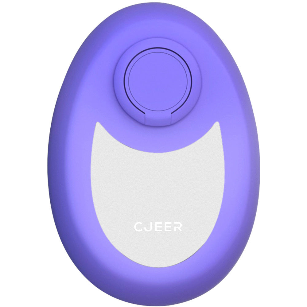 Crystal hair removal and smoothing tool in purple color designed to gently remove hair and leave skin feeling smooth on legs, arms, and back (Color: Purple)