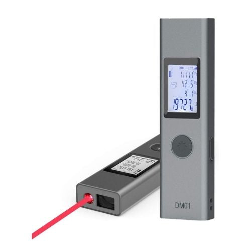 Digital laser distance measurer with area volume and angle measurement functions