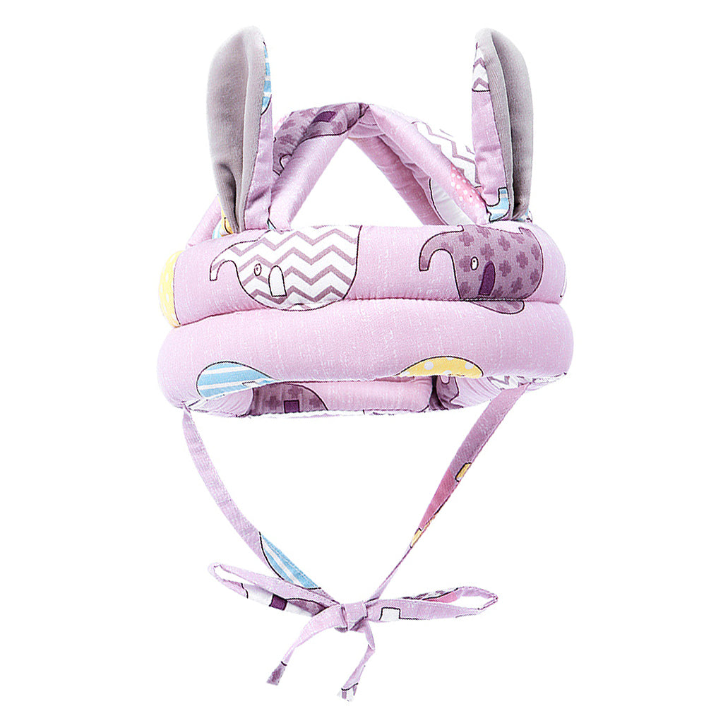 Soft baby toddler safety helmet in light purple color head protection for infants learning to walk (Color: Light Purple)
