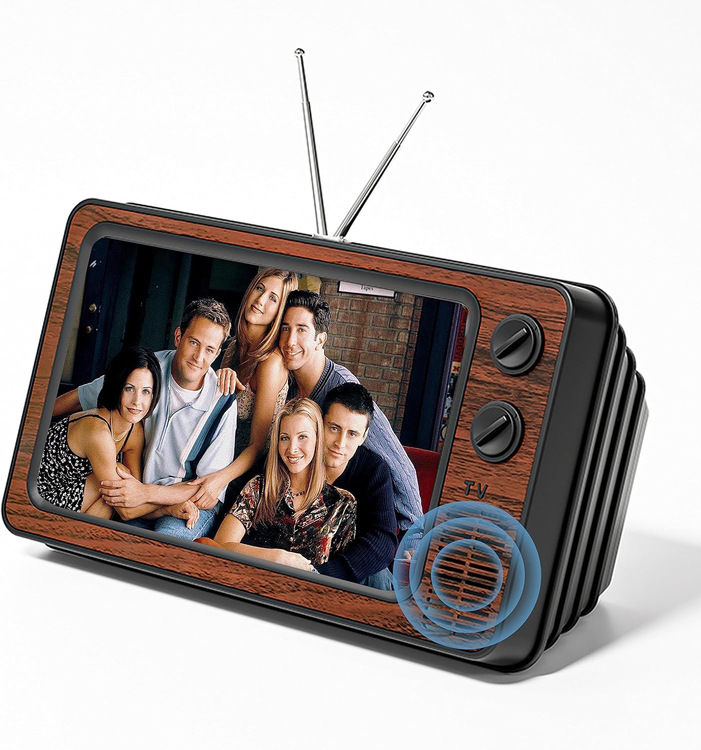 12 inch phone screen magnifier in brown color foldable display enlarger for movies and videos (Color: Brown)