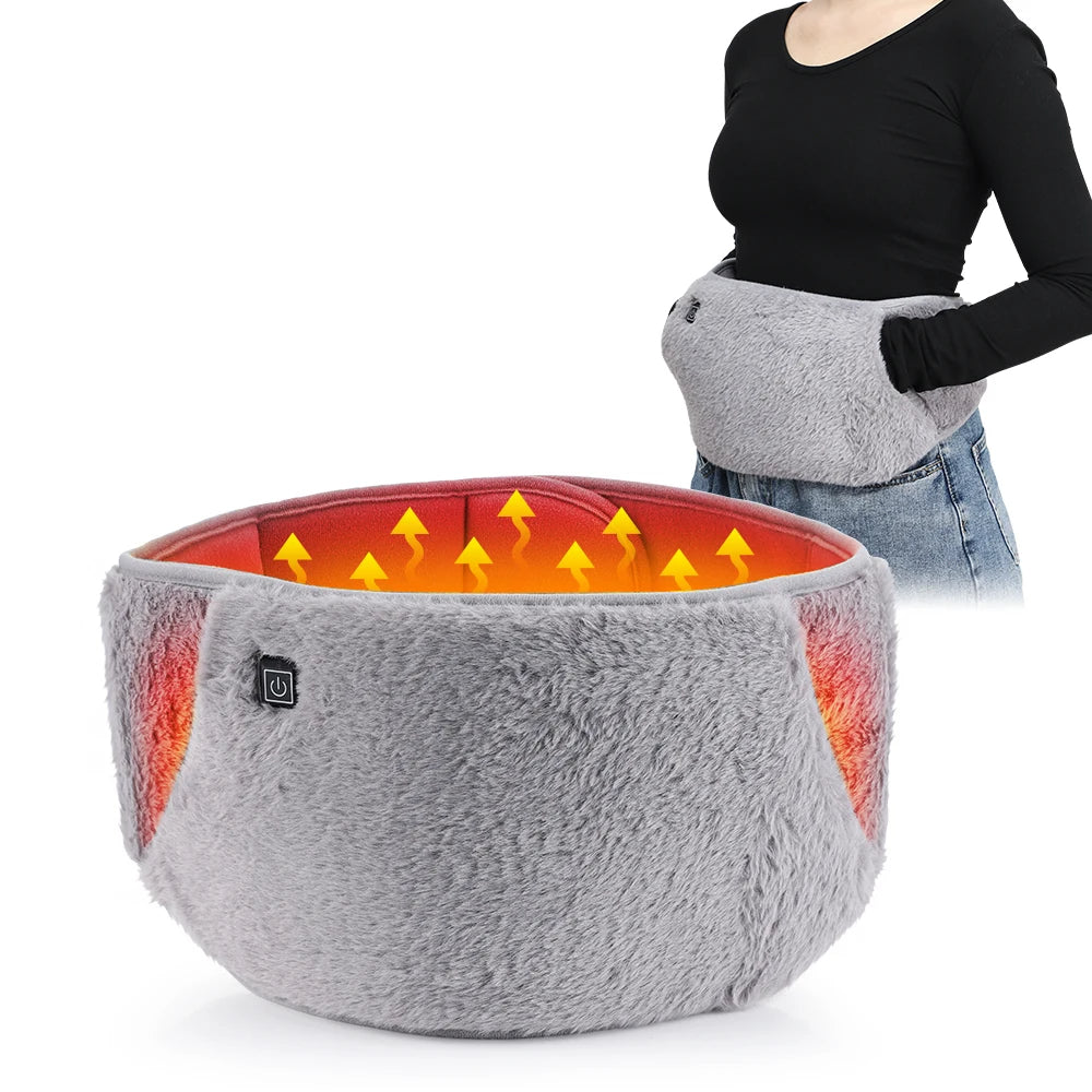 2 in 1 heated waist belt that can also be used as a hand warmer with adjustable heat levels