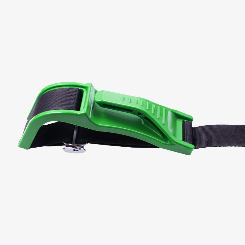Adjustable car seat belt comforter for pregnancy designed to help position the seat belt comfortably away from the belly while driving depiction of green color (Color: Green)