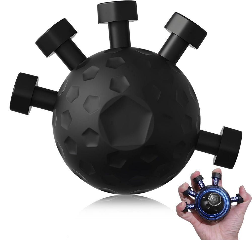 Adjustable hand grip strengthener designed to improve finger, hand, and forearm strength for gym workouts and climbing training main display