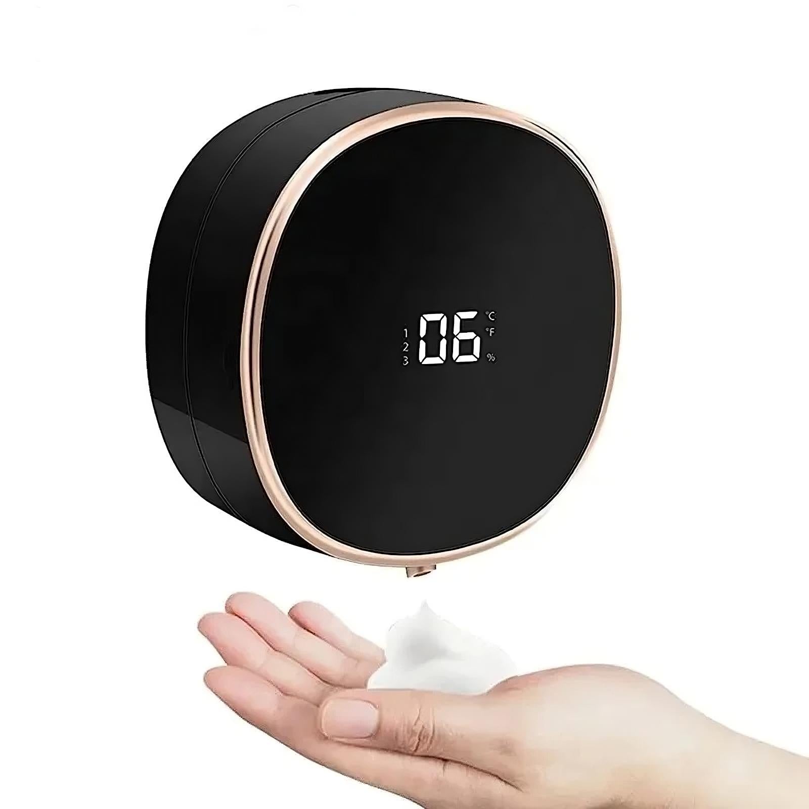 Automatic foaming soap dispenser with touch free sensor for hygienic hand washing