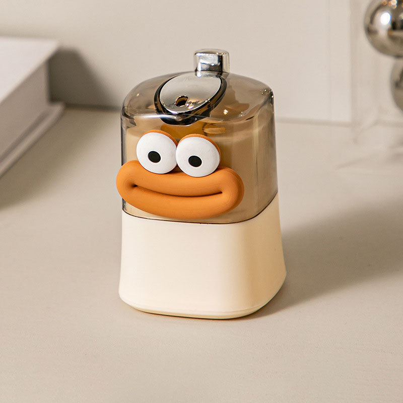 Automatic toothpick dispenser in big mouth style with pop up mechanism for hygienic and easy access (Style: Big Mouth)