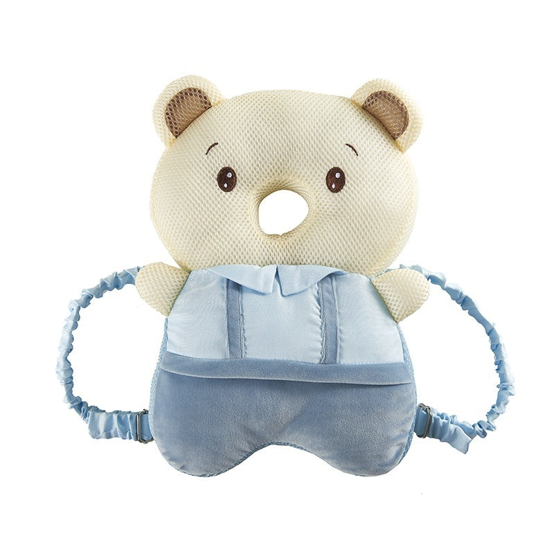 Baby head protection safety pad designed to cushion impacts and help protect infants during crawling and early walking in Bobo bear style (Style: Bobo Bear)