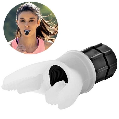 Breathing resistance trainer for lung capacity respiratory strength and endurance training product shot