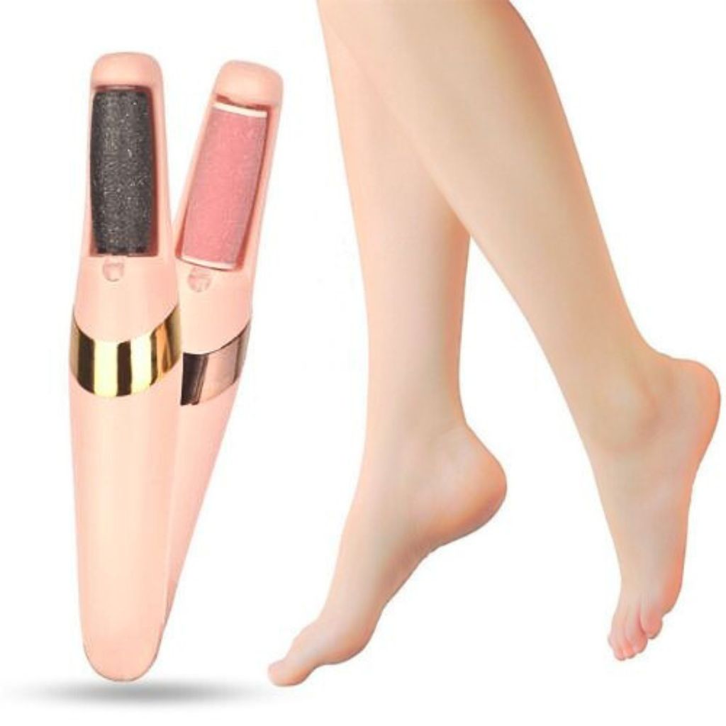 Electric foot file for removing calluses dead skin and smoothing feet at home