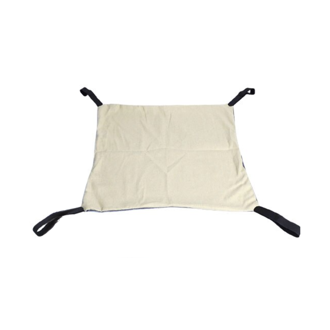 Cat chair hammock in beige color under chair bed with soft dual sided fabric for comfort (Color: Beige)