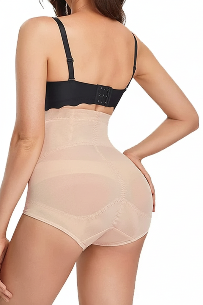 Comfort Fit Tummy Control Shapewear in Skin Color for Women Depicting Raised Curves