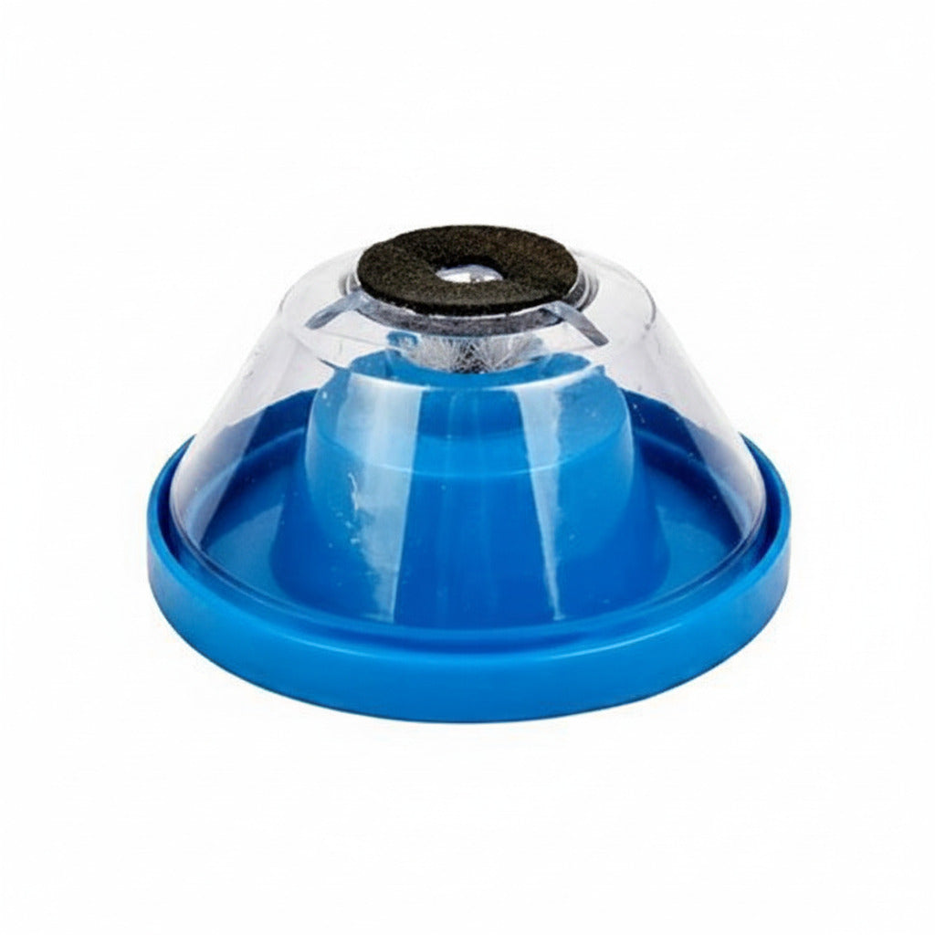 Drill dust collector attachment with transparent cover and built in brush for cleaner drilling work product shot