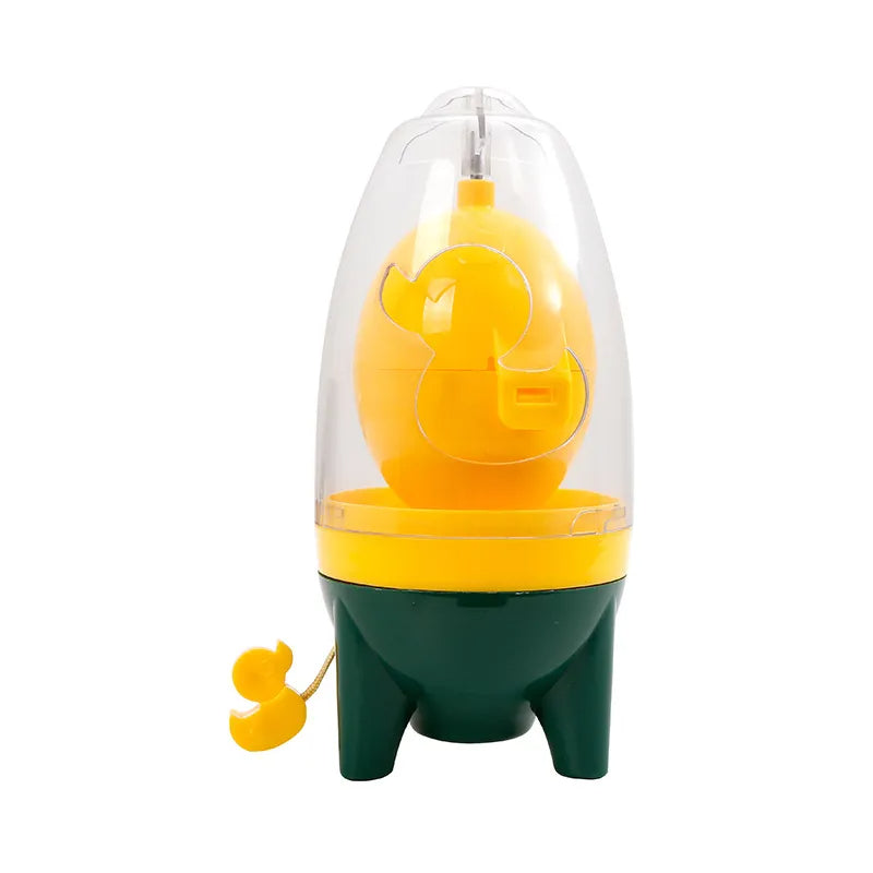 Egg mixer spinner tool in blue color for blending egg yolk and white inside shell (Color: Green)