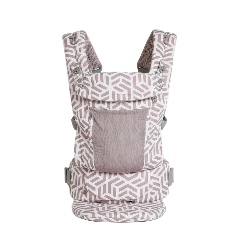Ergonomic front facing hip seat baby carrier in pink color (Color: Pink)