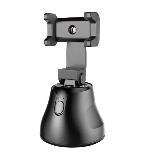 Face tracking phone holder with automatic subject following for hands free filming and content creation product shot
