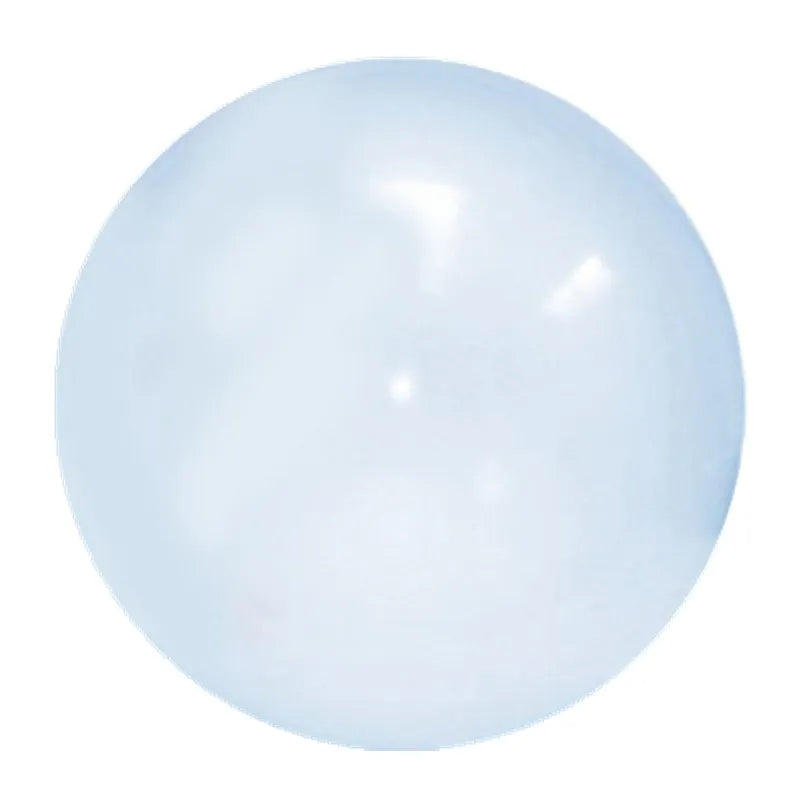 Giant inflatable bubble ball in blue color for outdoor play and party fun (Color: Blue)