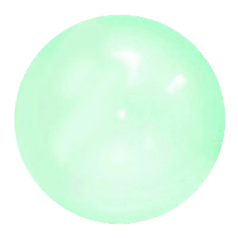 Giant inflatable bubble ball in green color for outdoor play and party fun (Color: Green)
