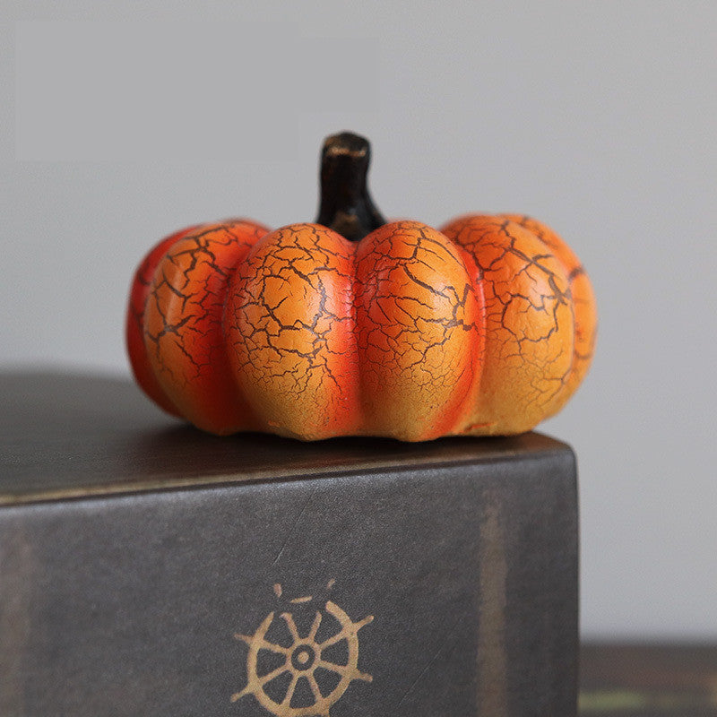 Halloween LED pumpkin light decoration with glowing candle-style illumination for festive home or porch decor trio (Style: Short)