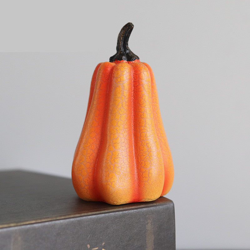 Halloween LED pumpkin light decoration with glowing candle-style illumination for festive home or porch decor trio (Style: Tall)