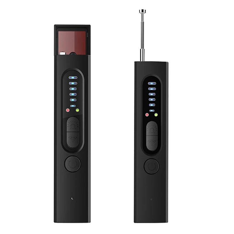 Portable hidden camera and gps detector with infrared and signal detection product shot