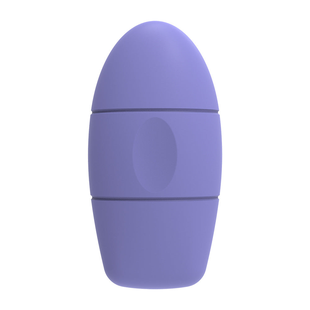Ice massage facial roller in purple color made from soft reusable silicone for a refreshing cooling facial massage (Color: Purple)