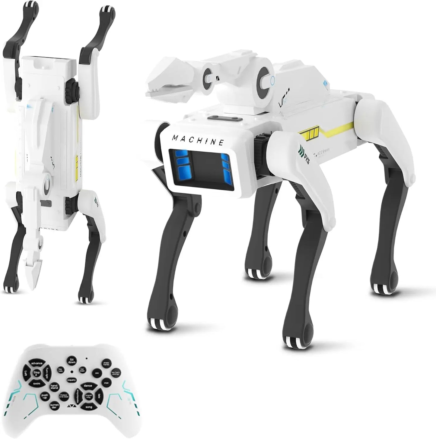 Interactive robot dog with claw type with voice control and programmable actions for kids play and learning (Type: Claw)
