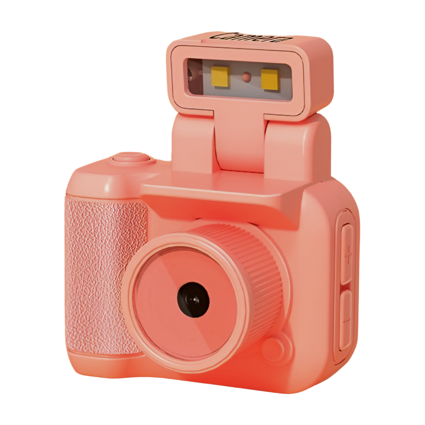 Mini retro camera in pink color with 1080p recording compact design display screen and extra battery (Color: Pink)