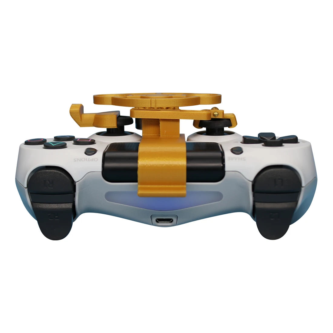 Mini steering wheel attachment for PS4 controller for racing games and improved control product shot
