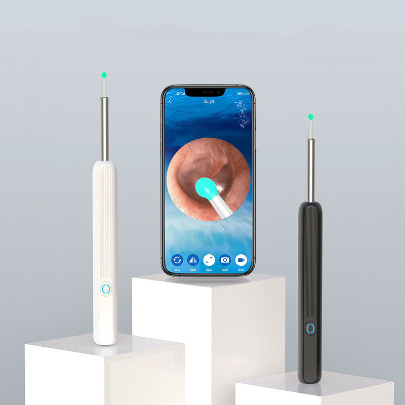 NE3 wireless ear cleaner with hd camera led light and app connectivity for precise ear care duo