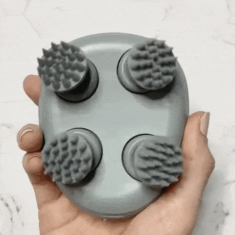 Pet head massager for cats and dogs gentle scalp massager for relaxation and comfort product gif
