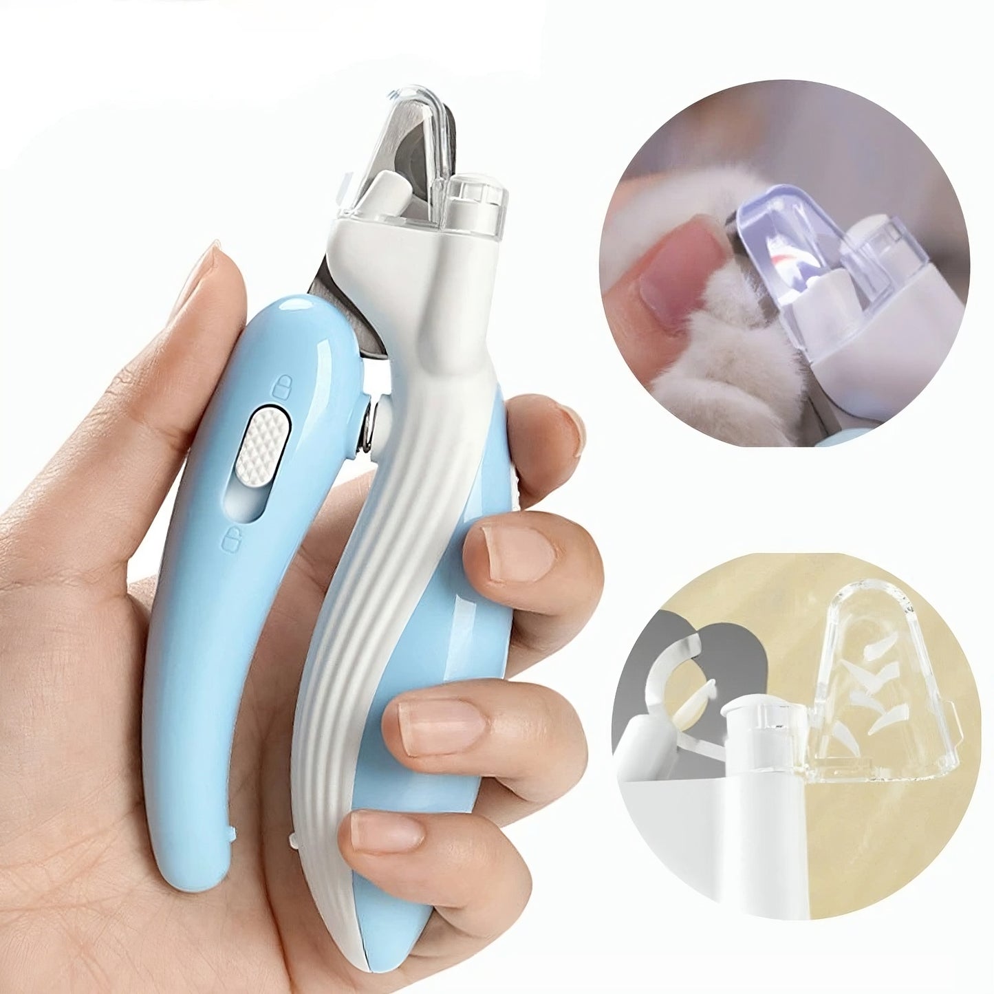 Pet nail clippers with led light for safe and precise trimming for dogs and cats