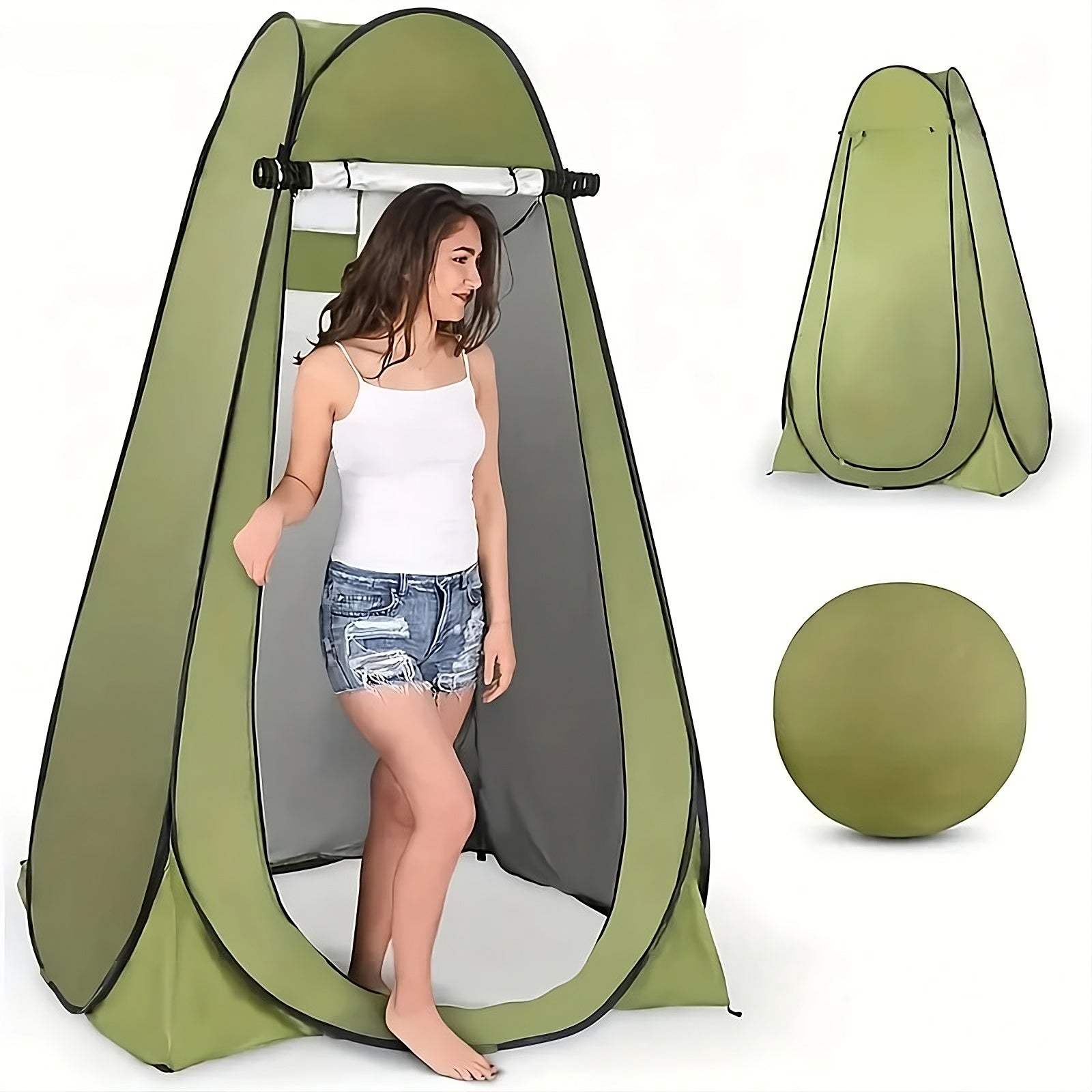 Pop up privacy tent for camping changing showering and outdoor portable personal space