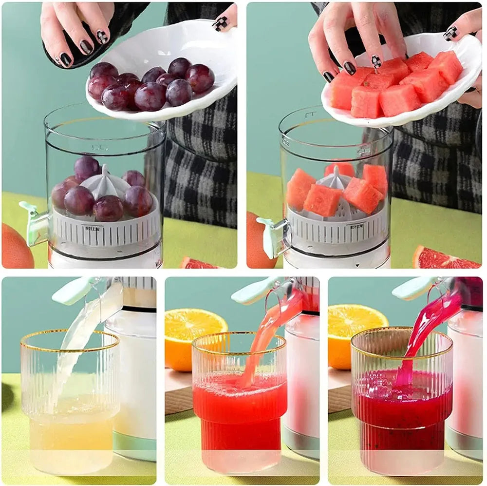 Portable blender and juicer with USB C charging for smoothies shakes and fresh drinks depiction of blender feature