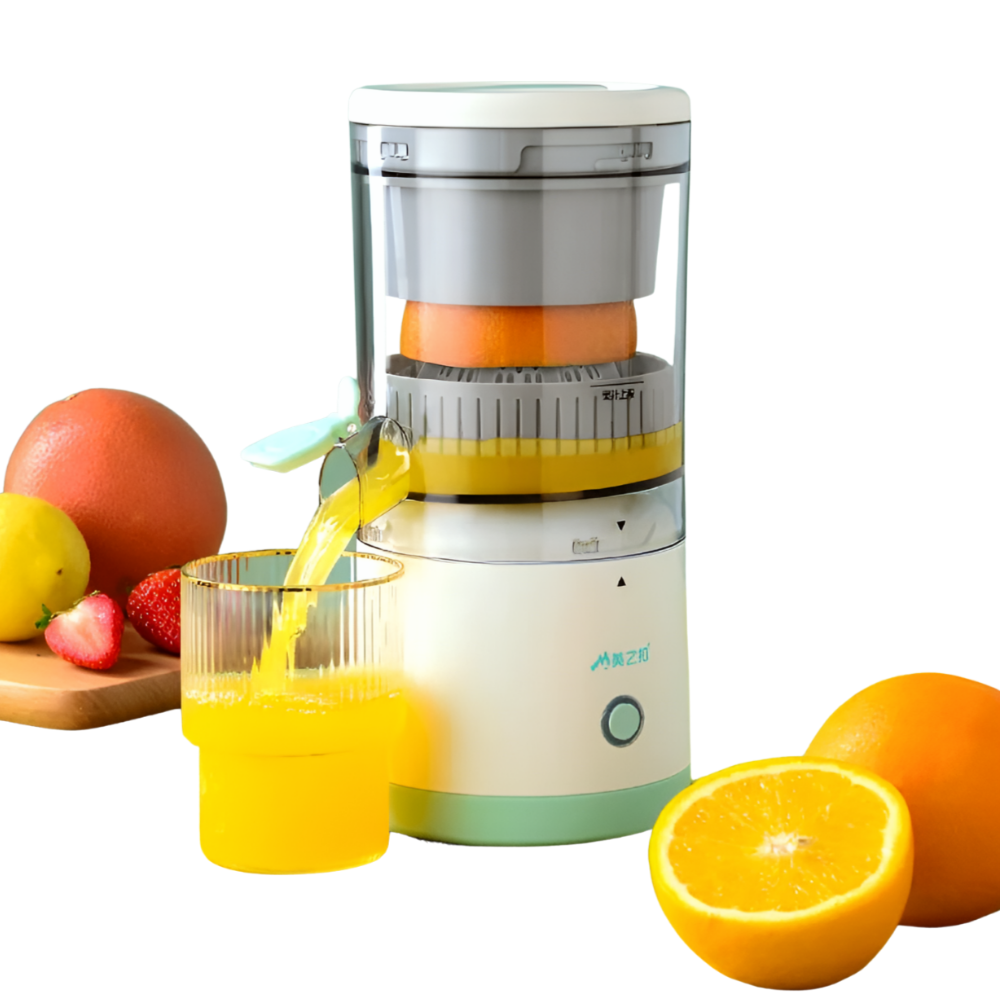 Portable blender and juicer with USB C charging for smoothies shakes and fresh drinks