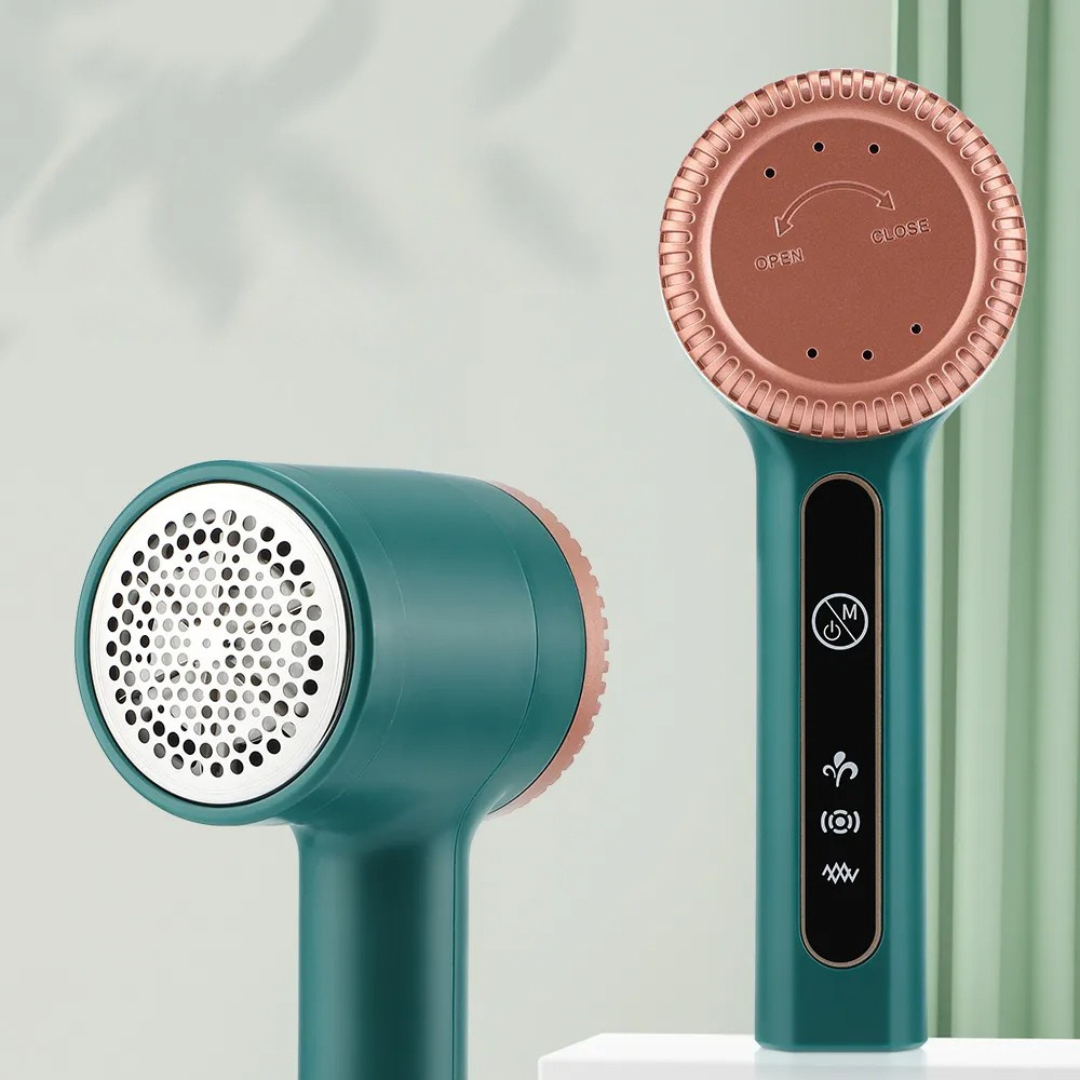 Portable fabric shaver for removing lint fuzz and pilling from clothes and furniture alternate-product-shot