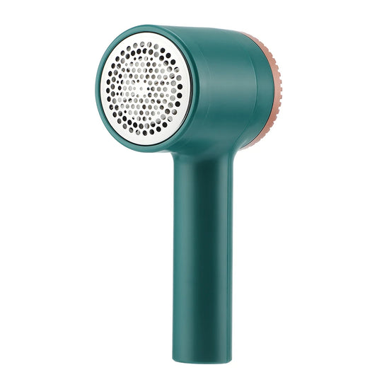 Portable fabric shaver for removing lint fuzz and pilling from clothes and furniture product shot