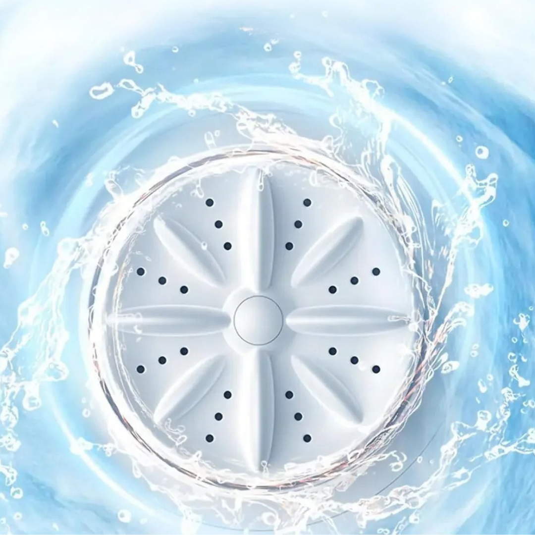 Portable mini washing machine for small clothes like socks underwear and baby items impeller shot