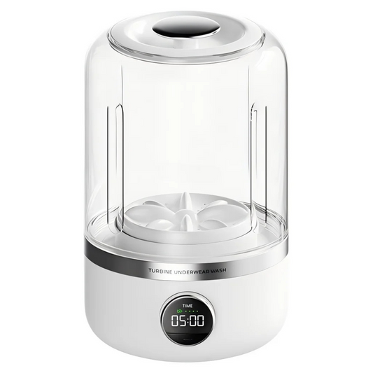 Portable mini washing machine for small clothes like socks underwear and baby items product shot