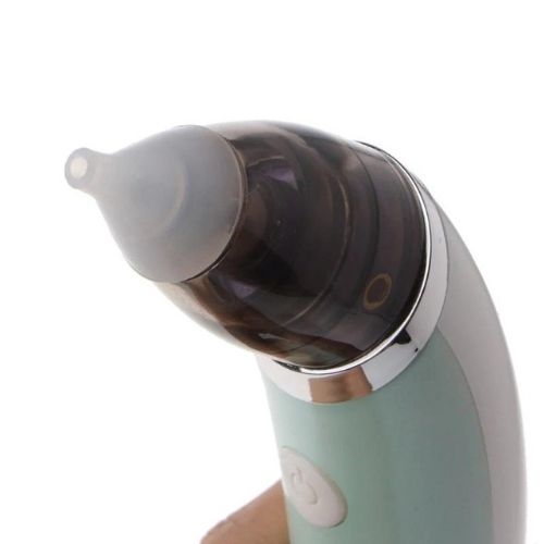 Portable nasal aspirator with adjustable suction levels and rechargeable design for gentle nasal care close product shot