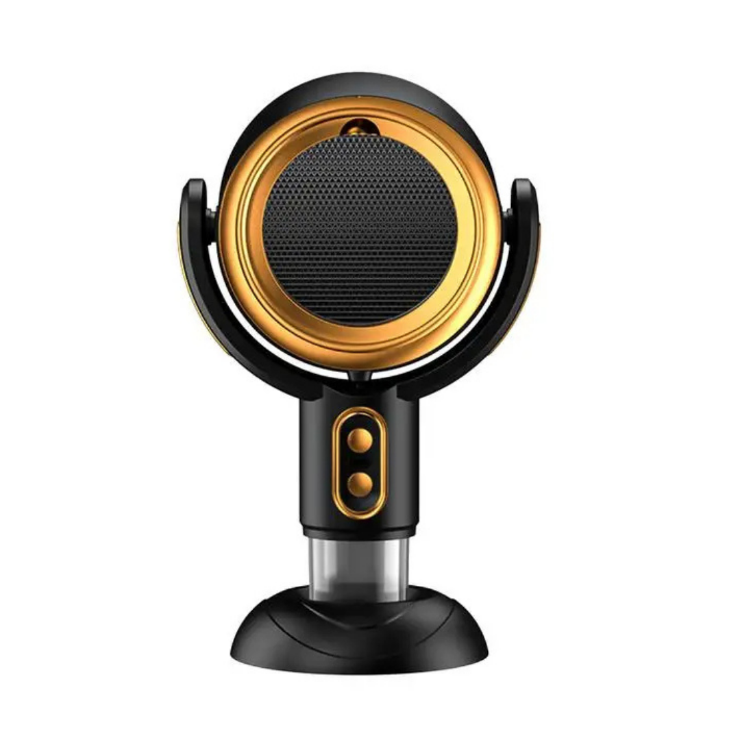 Portable range hood in gold color purifier for removing smoke odors and steam during cooking in small spaces (Color: Gold)