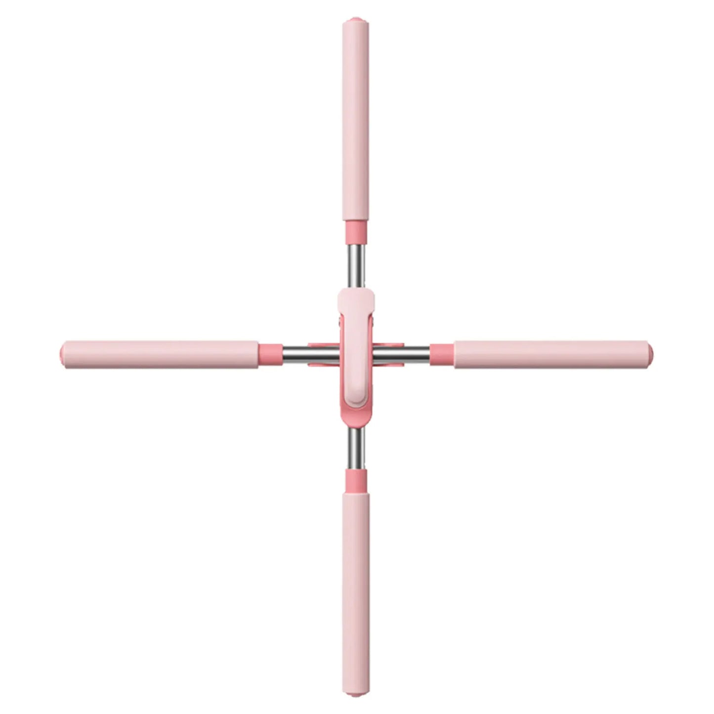 Posture correction bar in pink color for shoulder alignment posture training and daily back support exercises (Color: Pink)