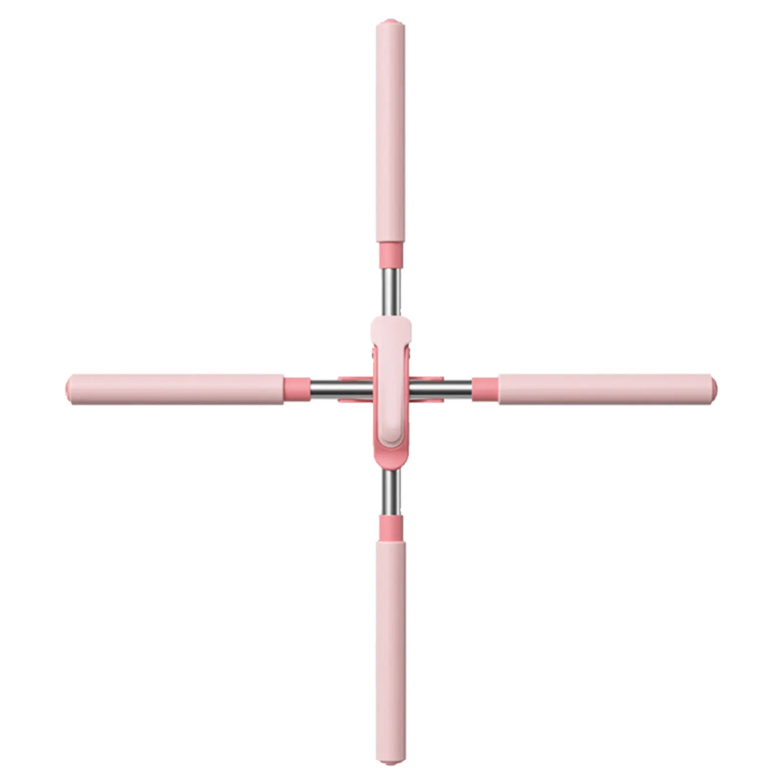 Posture correction bar in pink color for shoulder alignment posture training and daily back support exercises (Color: Pink)