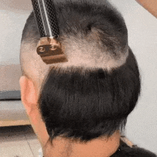 Precision hair trimmer cordless electric clipper for beard and hair grooming gif