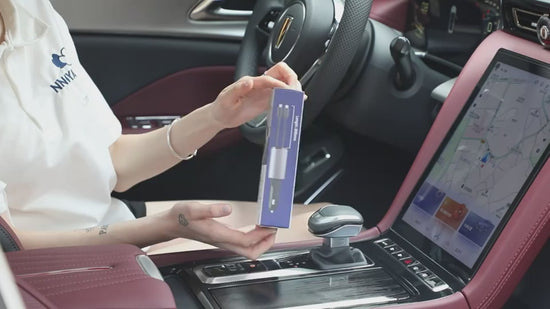 100W fast charging retractable car charger with multiple cables for iPhone, Android, and USB-C devices video