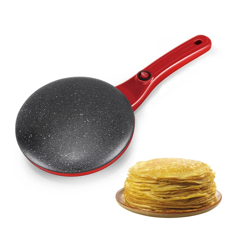 Quick and non stick crepe maker for pancakes tortillas and easy cooking product shot