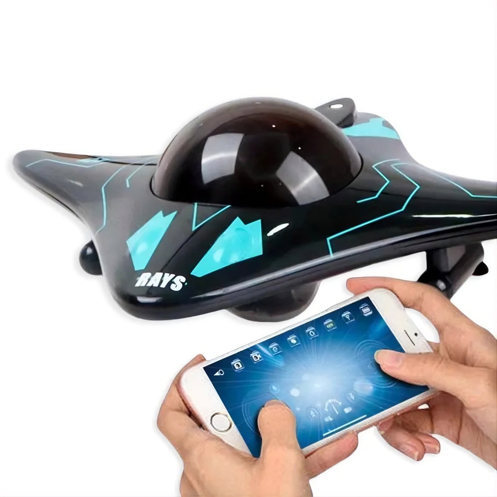 RC boat with underwater camera remote control and real time photo video recording capabilities