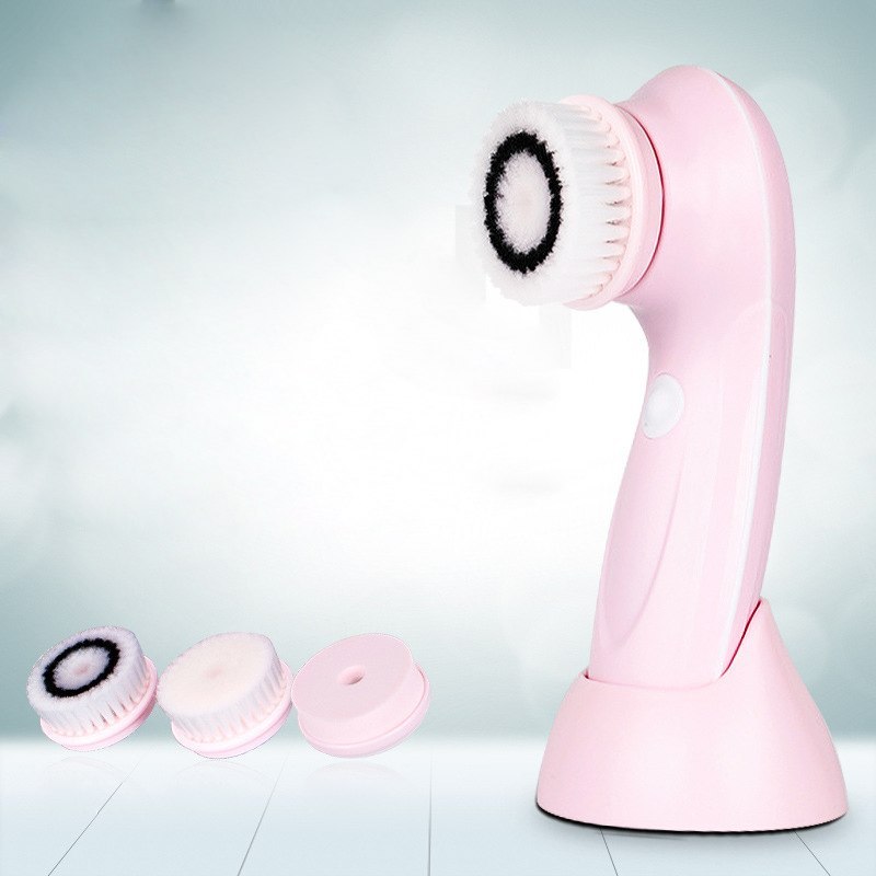 Rechargeable waterproof facial cleansing brush designed to gently cleanse the skin and enhance daily skincare routines single product shot