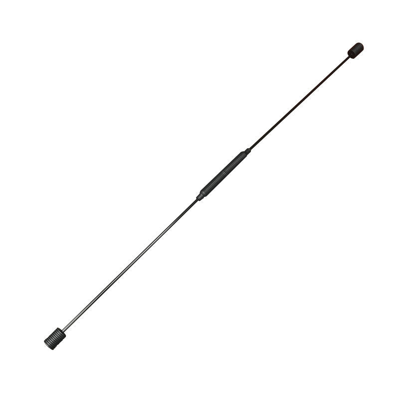 Resistance training bar in black color for strength workouts stretching rehabilitation and fitness exercises (Color: Black)