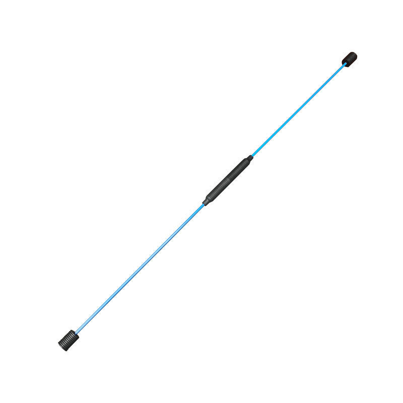 Resistance training bar in blue color for strength workouts stretching rehabilitation and fitness exercises (Color: Blue)